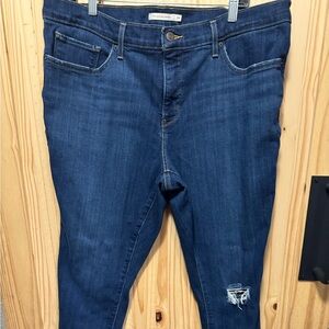 Women’s 34 Levi’s 311 Shaping Skinny Dark Blue Jeans